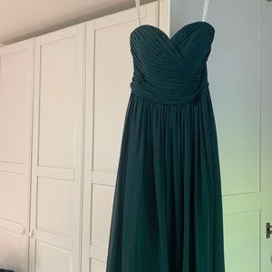 Azazie Jada Dress - Pine